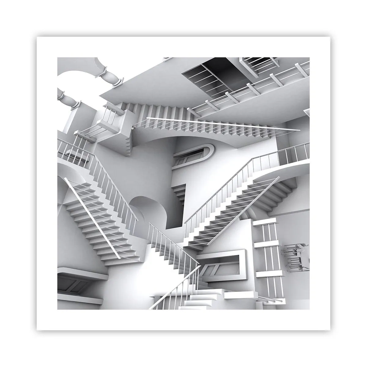 Poster - Il paradosso dello spazio - 50x50 cm