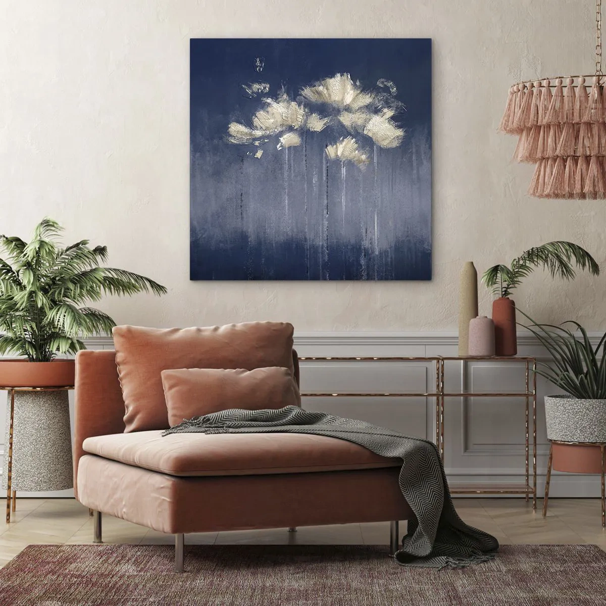 Quadro su tela - Stampe su Tela - Come petali al vento - 30x30 cm