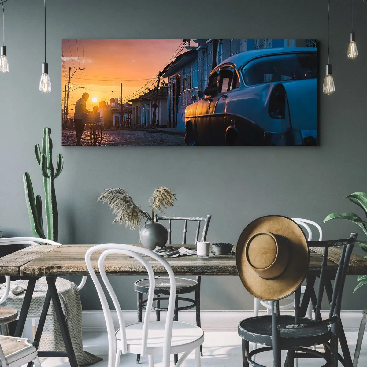 Quadro su tela - Stampe su Tela - Qui il tempo rallenta - 90x30 cm