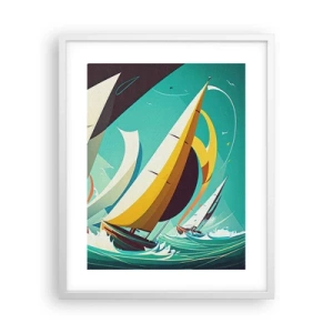 Poster in cornice bianca - Compagne degli elementi - 40x50 cm