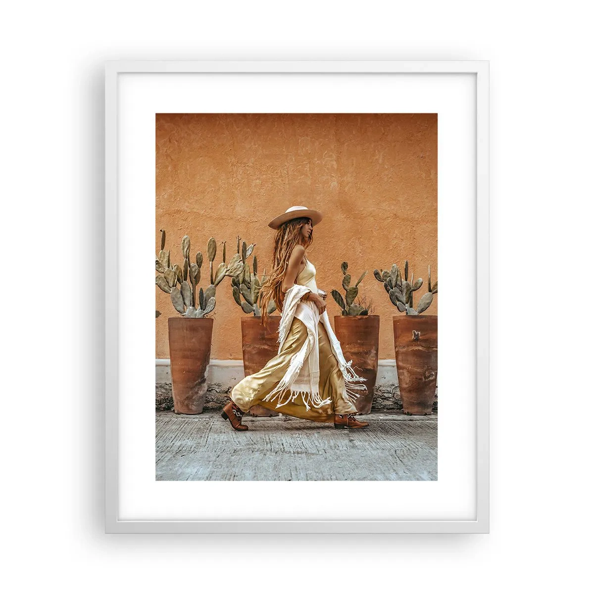 Poster in cornice bianca - In stile hippy - 40x50 cm