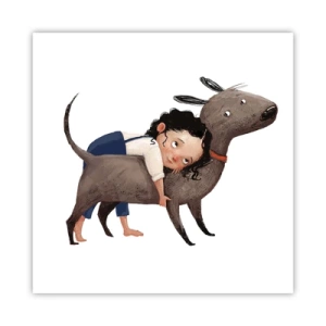 Poster - I migliori amici - 60x60 cm