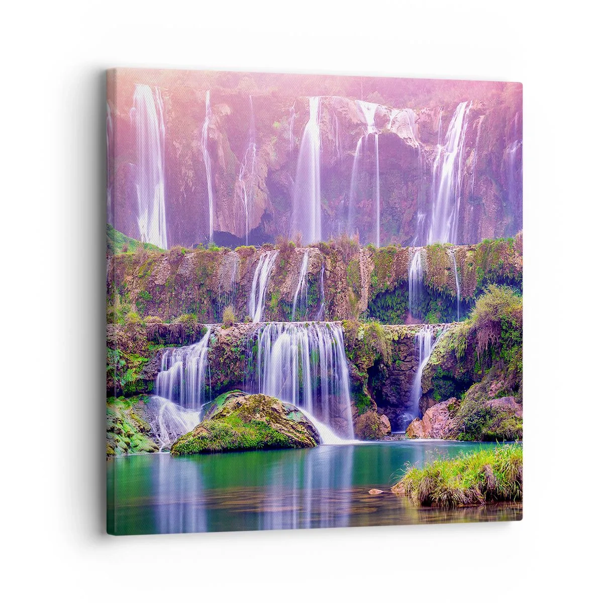 Quadro su tela - Stampe su Tela - La scala verso il cielo - 30x30 cm