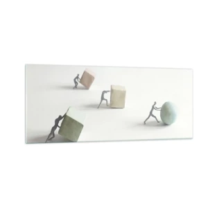 Quadro su vetro - È la vita - 100x40 cm