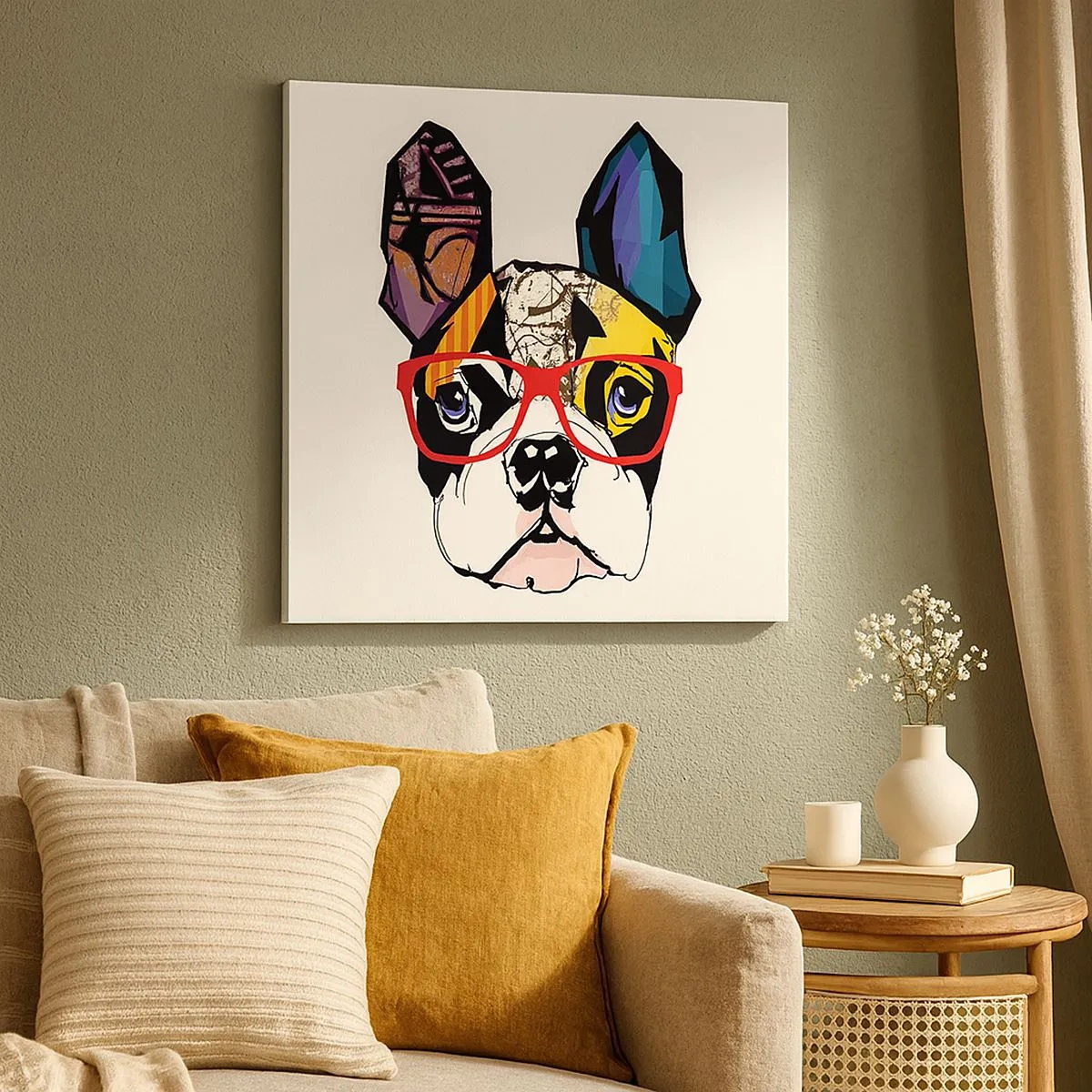 Quadro su tela - Stampe su Tela - Intellettuale - 30x30 cm