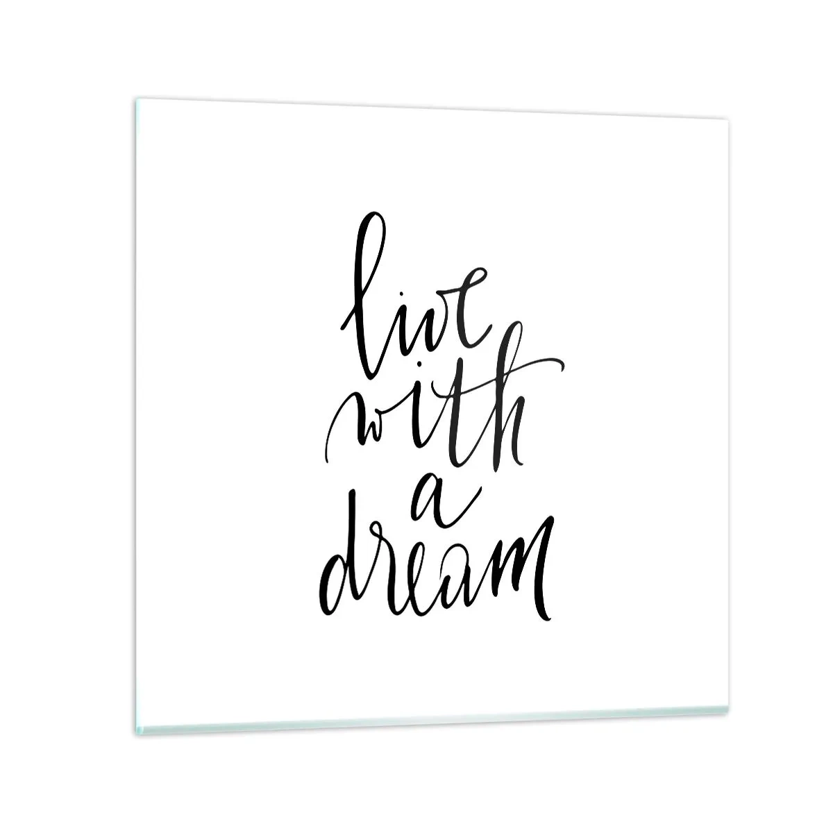 Quadro su vetro - Of course - 60x60 cm