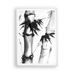 Poster in cornice bianca - Particolare d'oriente - 70x100 cm