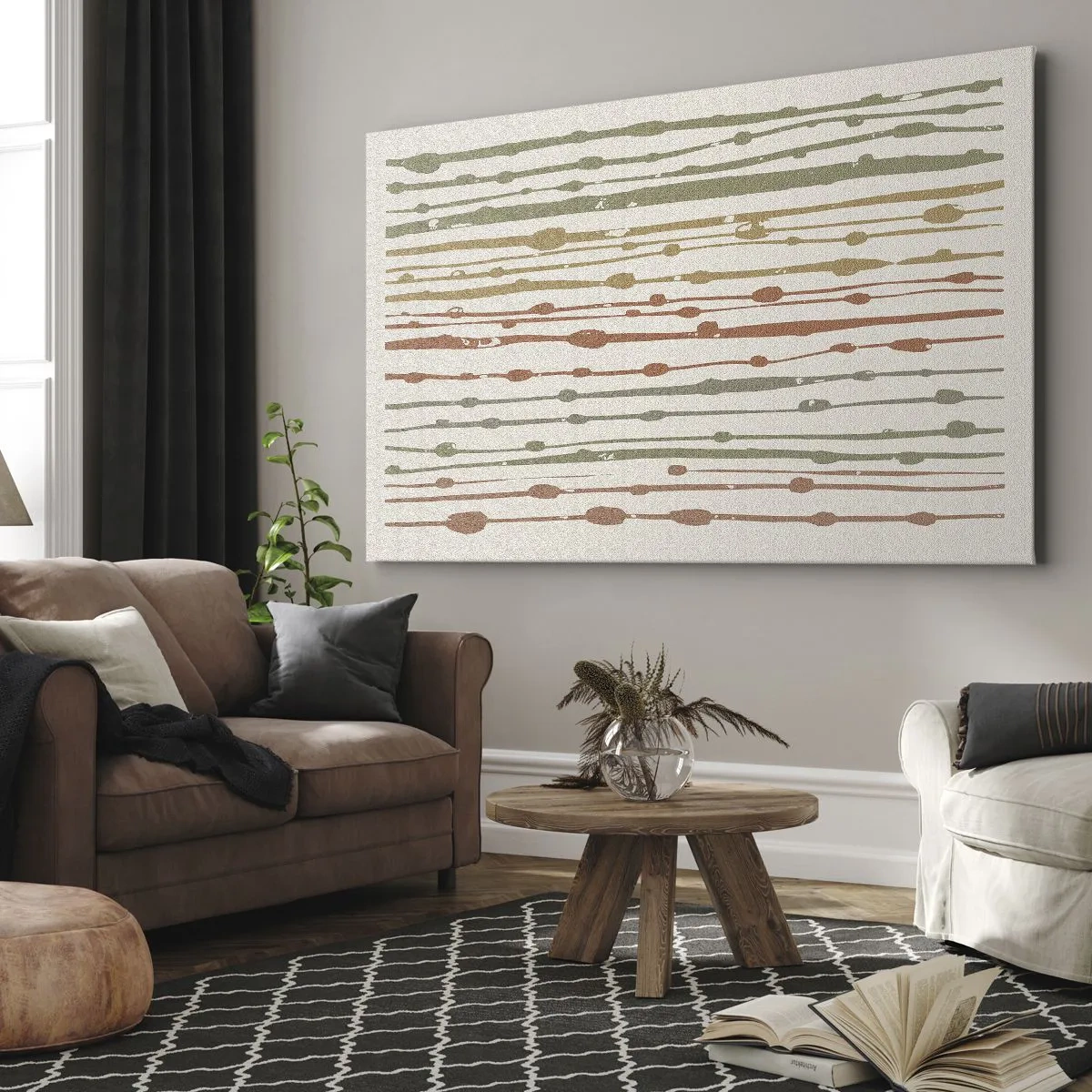 Quadro su tela - Stampe su Tela - La notazione musicale dei colori - 70x50 cm