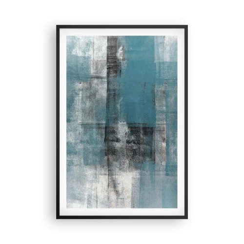 Poster in cornice nera - Acqua e aria - 61x91 cm