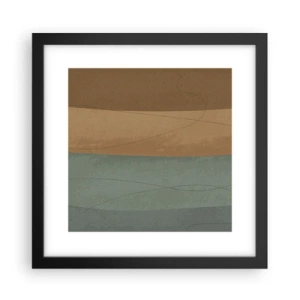Poster in cornice nera - Composizione orizzontale - 30x30 cm