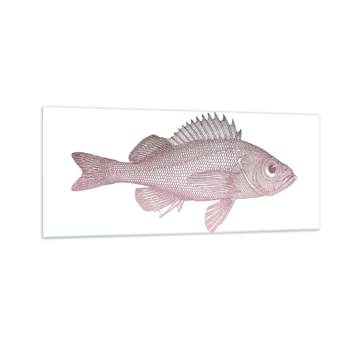Quadro su vetro - Il pesce dagli occhi enormi - 100x40 cm
