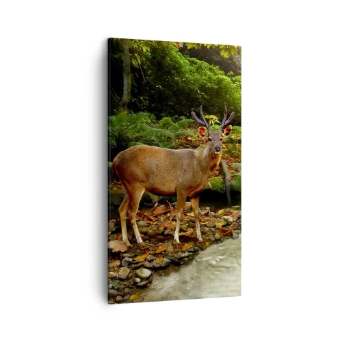 Quadro su tela - Stampe su Tela - Benvenuto nel mio mondo - 45x80 cm