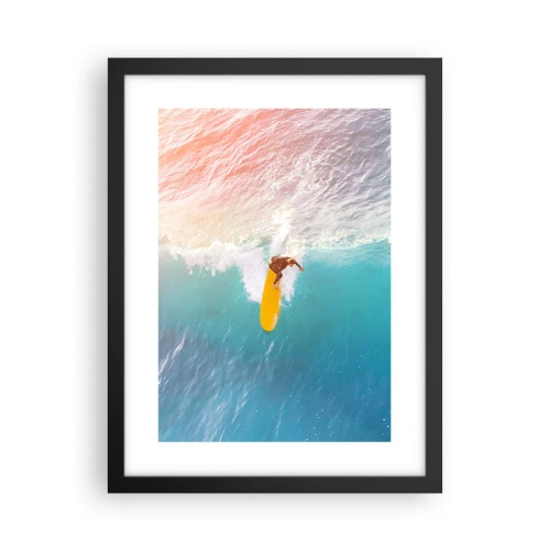 Poster in cornice nera - Il cavaliere dell'oceano - 30x40 cm