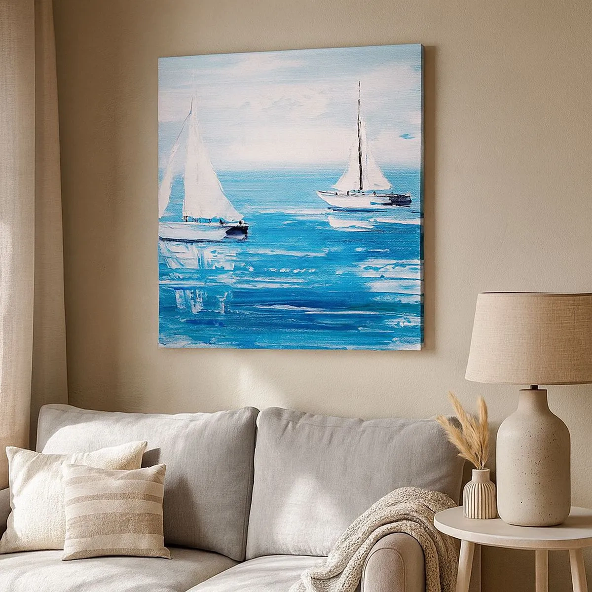 Quadro su tela - Stampe su Tela - Con un amico al fianco - 30x30 cm