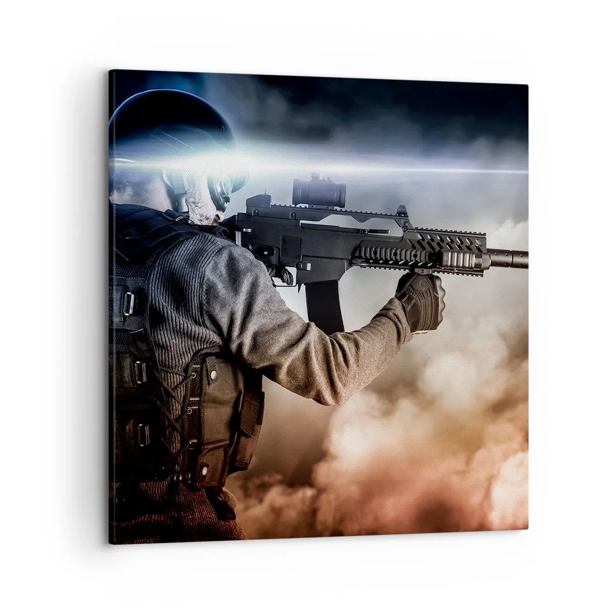 Quadro su tela - Stampe su Tela - Semplicemente un eroe - 50x50 cm