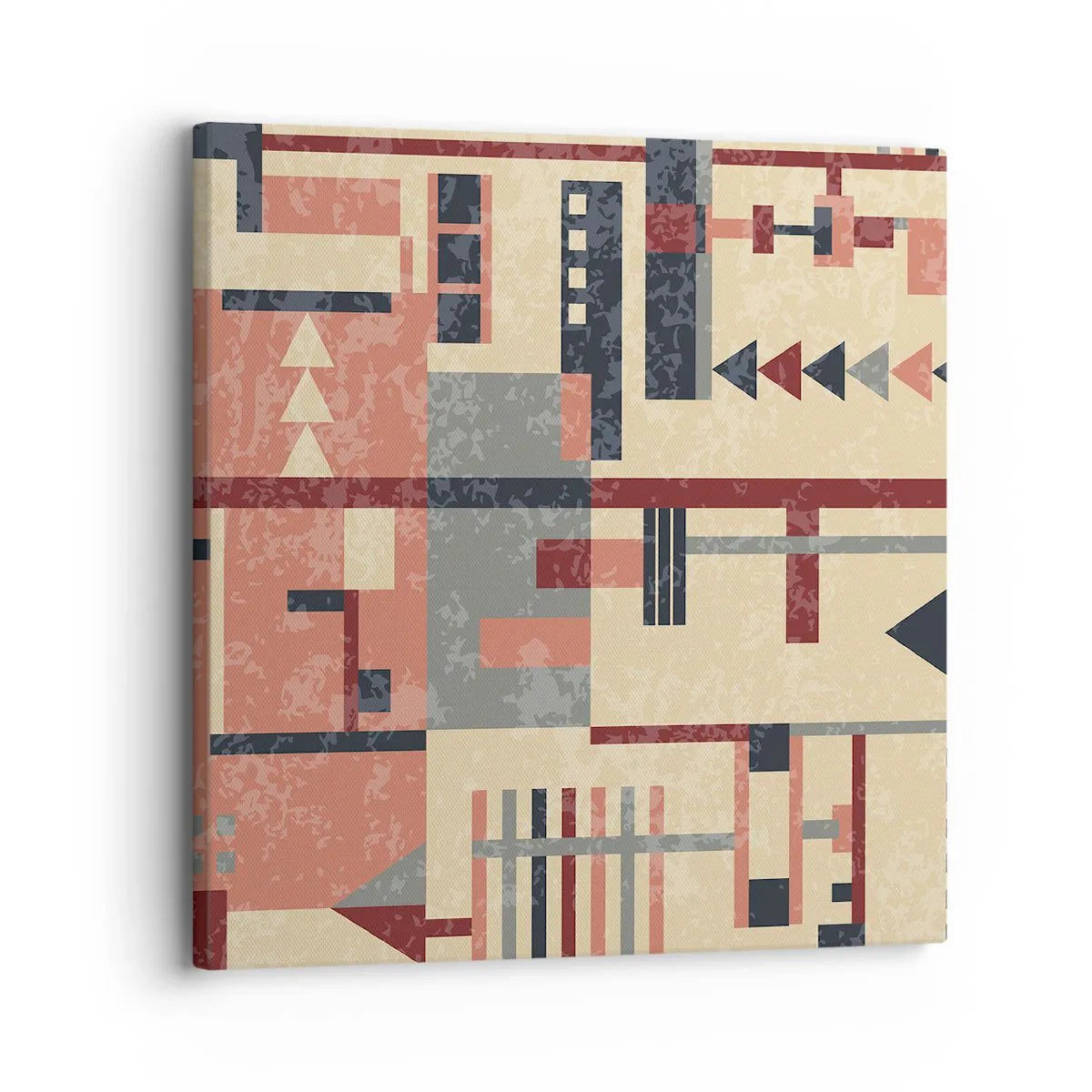 Quadro su tela - Stampe su Tela - Combinazione di orizzontali e verticali - 30x30 cm