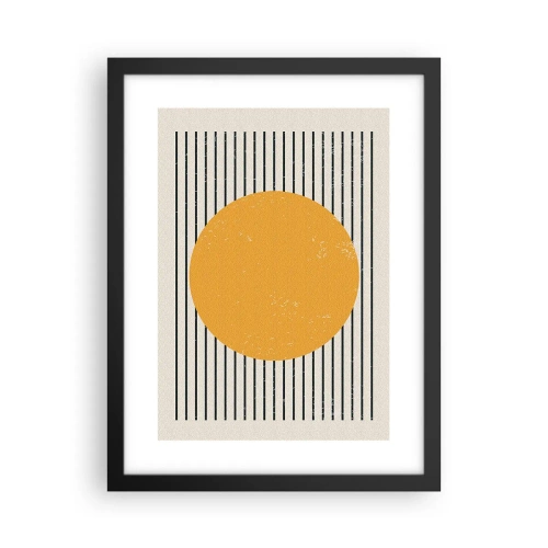 Poster in cornice nera - La forza della semplicità - 30x40 cm