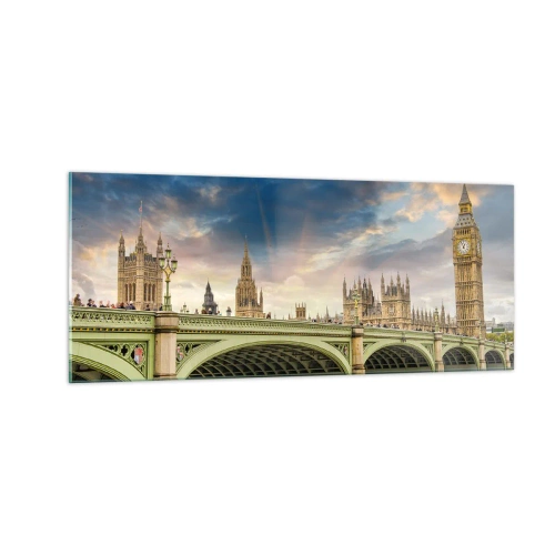 Quadro su vetro - Nell'Impero il tempo si è fermato - 100x40 cm