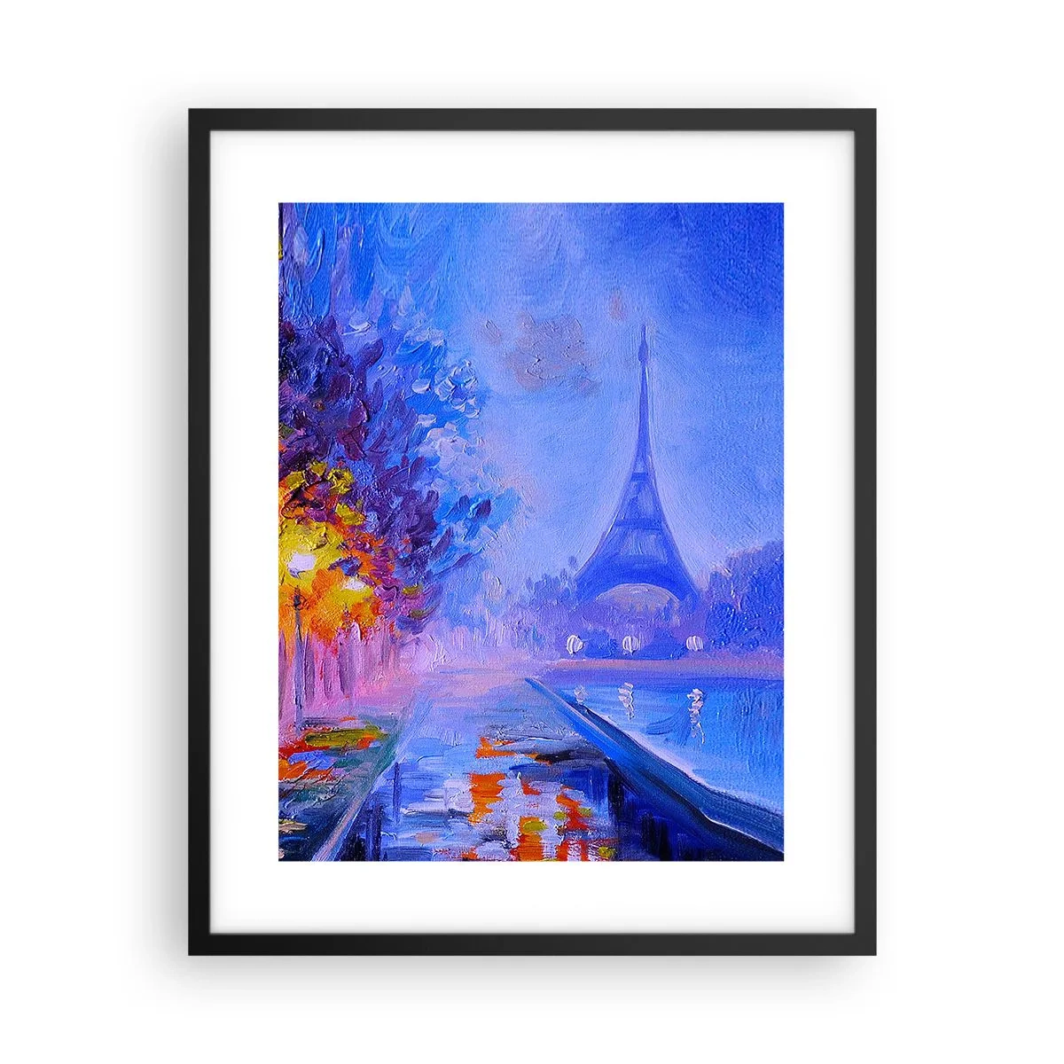 Poster in cornice nera - Passeggiata da sogno - 40x50 cm