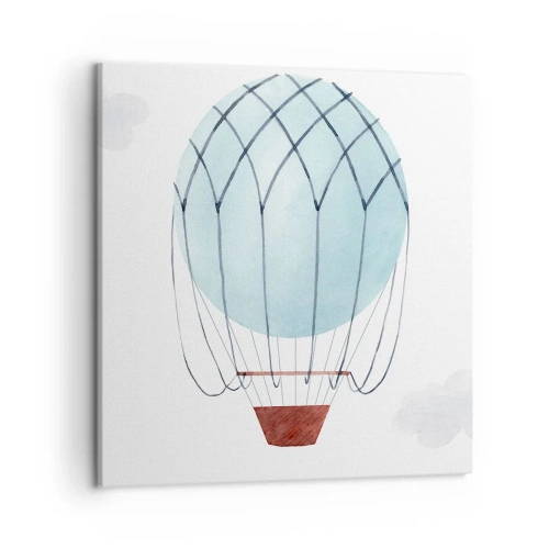 Quadro su tela - Stampe su Tela - In mezzo alle nuvole - 50x50 cm