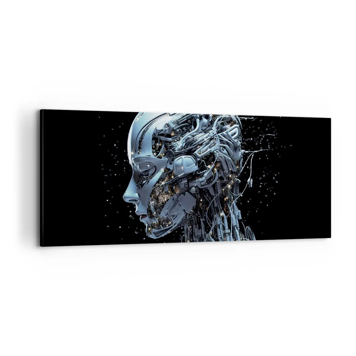 Quadro su tela - Stampe su Tela - La tecnologia è donna - 100x40 cm