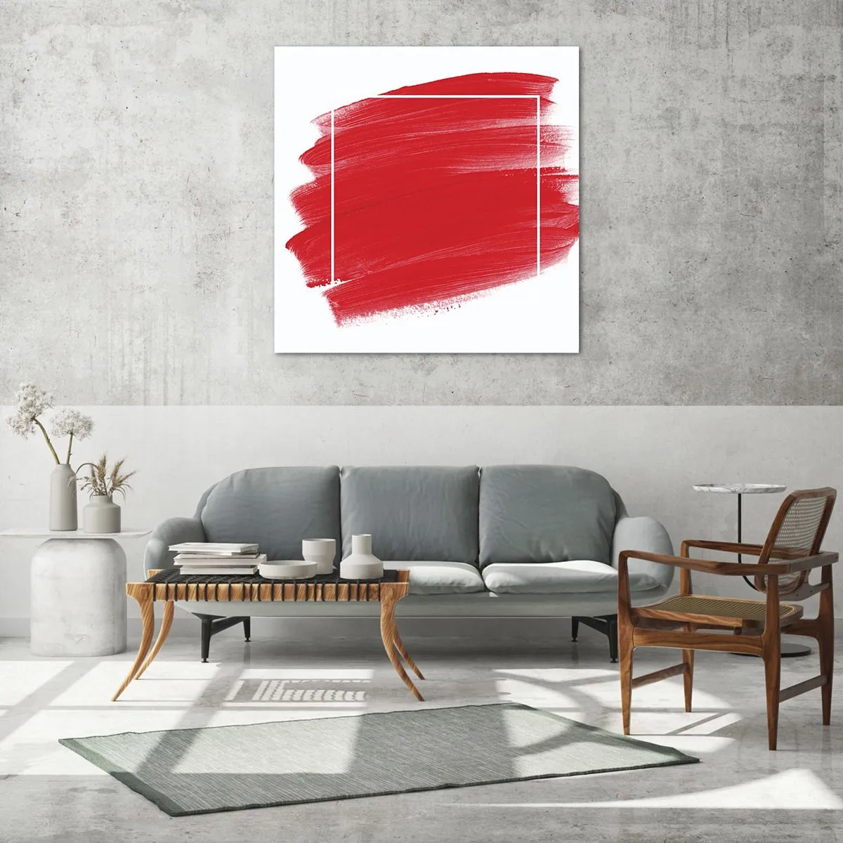 Quadro su vetro - Fuori dagli schemi - 50x50 cm