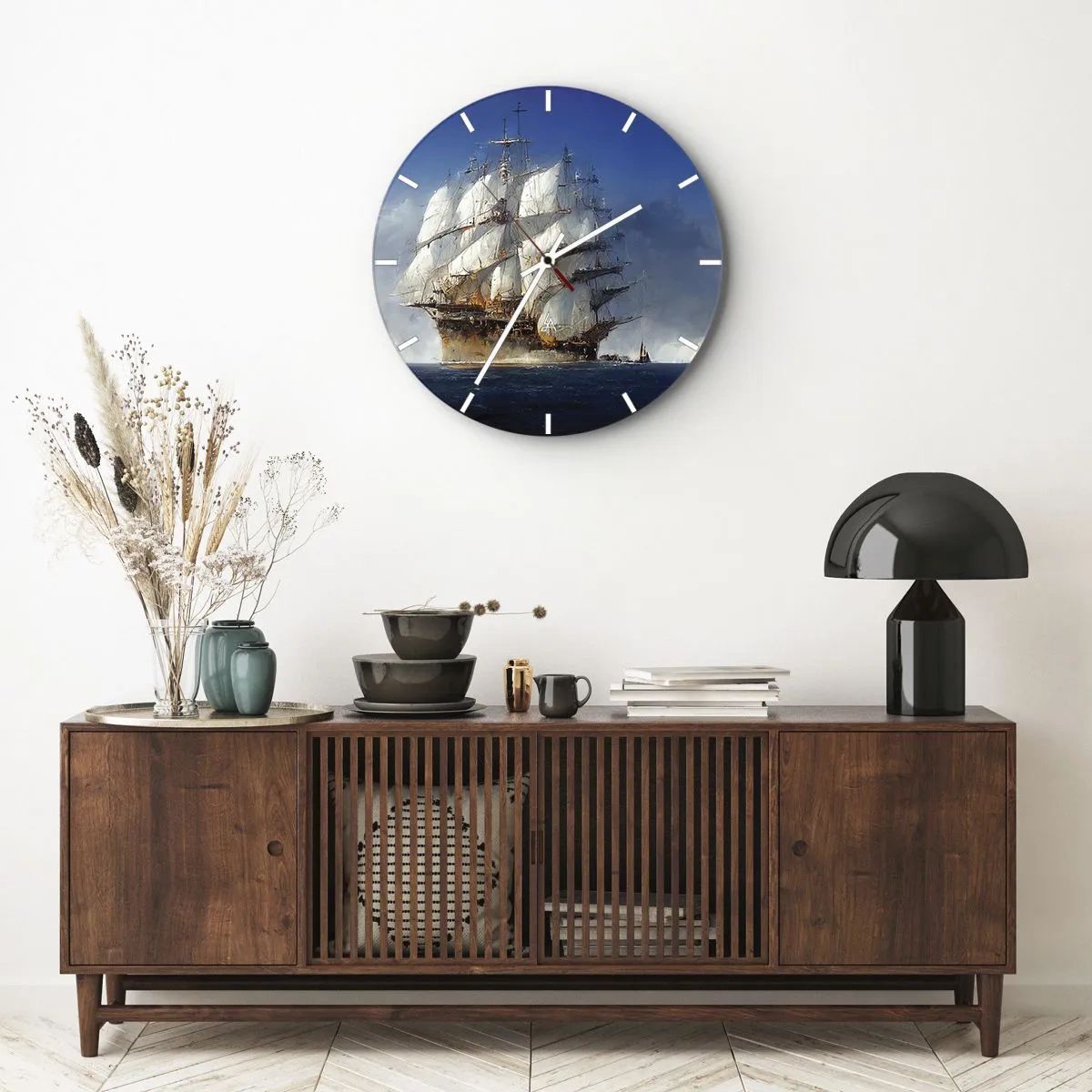 Orologio da parete - Orologio in Vetro - The great glory! - 40x40 cm