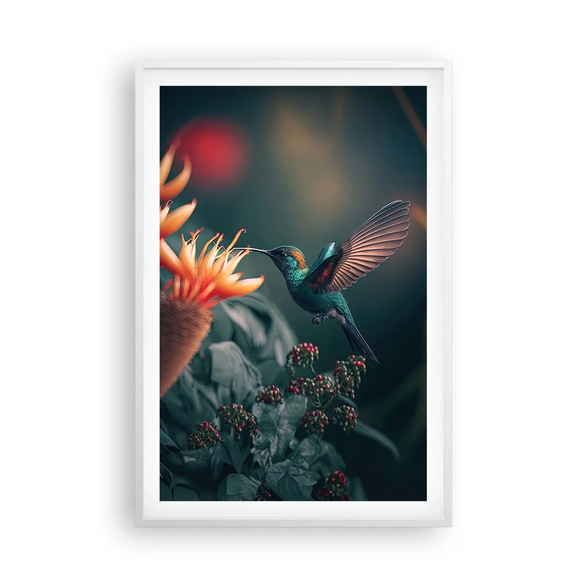 Poster in cornice bianca - Una vita davvero a colori - 61x91 cm