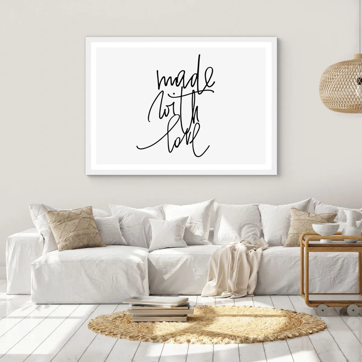 Poster in cornice bianca - La migliore marca - 91x61 cm