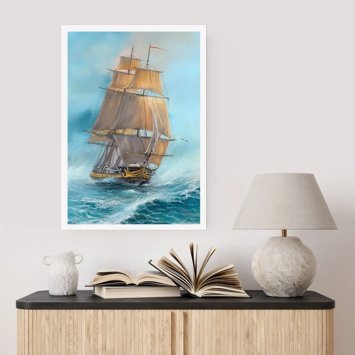 Poster - Frangendo i flutti - 40x50 cm