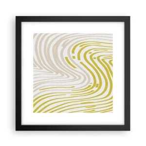 Poster in cornice nera - Composizione con lieve deflessione - 30x30 cm