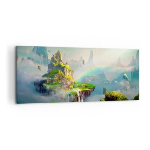 Quadro su tela - Stampe su Tela - In mezzo al cielo: isole fortunate - 100x40 cm