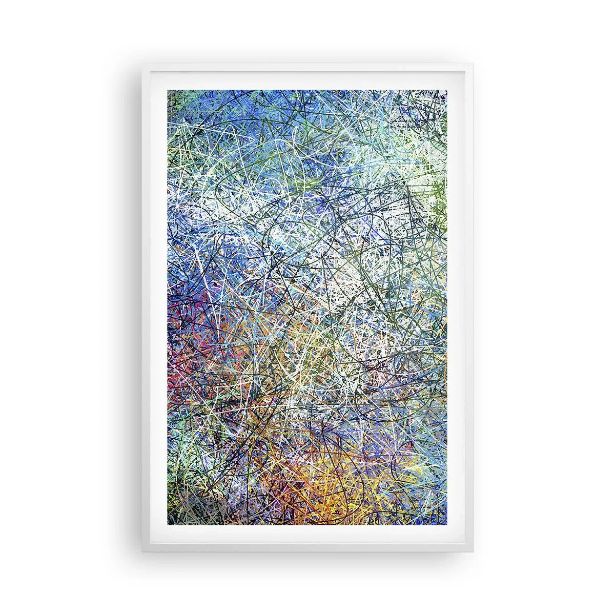 Poster in cornice bianca - Non è cosi semplice - 61x91 cm