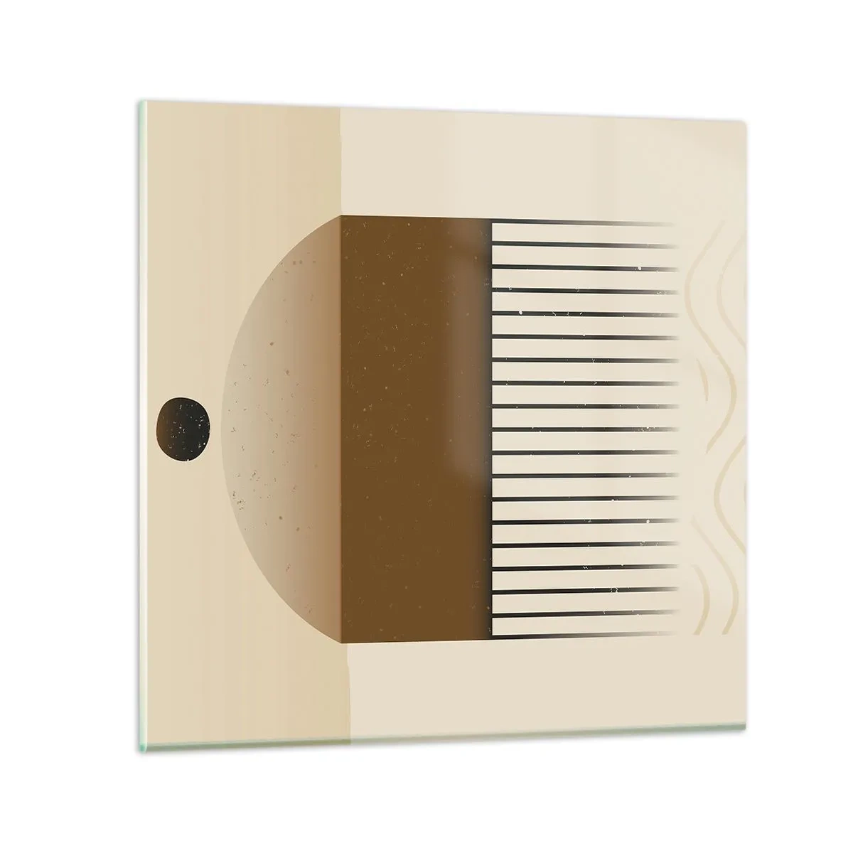 Quadro su vetro - Diversi stati - 30x30 cm