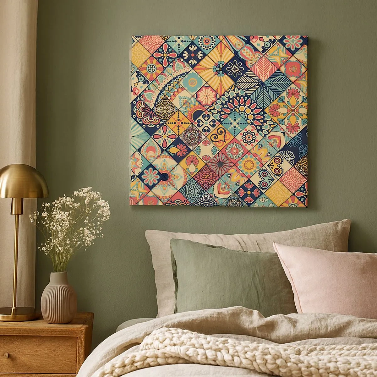 Quadro su tela - Stampe su Tela - L'atmosfera del Marocco - 30x30 cm