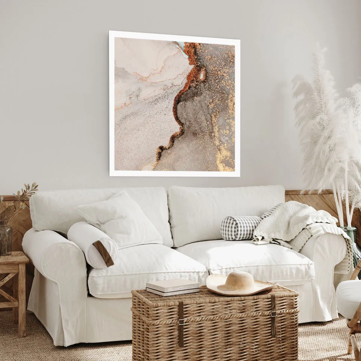 Poster - Ai confini del colore - 40x40 cm