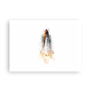 Poster - La partenza degli esploratori - 70x50 cm