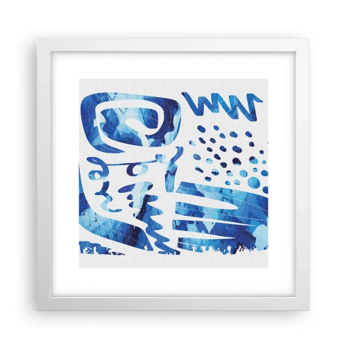 Poster in cornice bianca - Ritorno alle radici - 30x30 cm