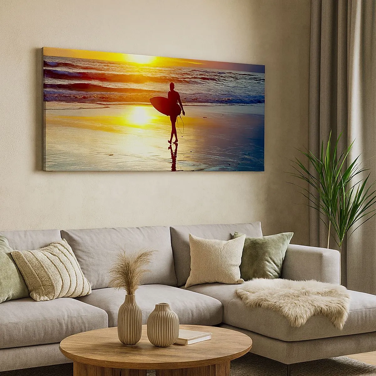 Quadro su tela - Stampe su Tela - Il ritorno del guerriero - 100x40 cm