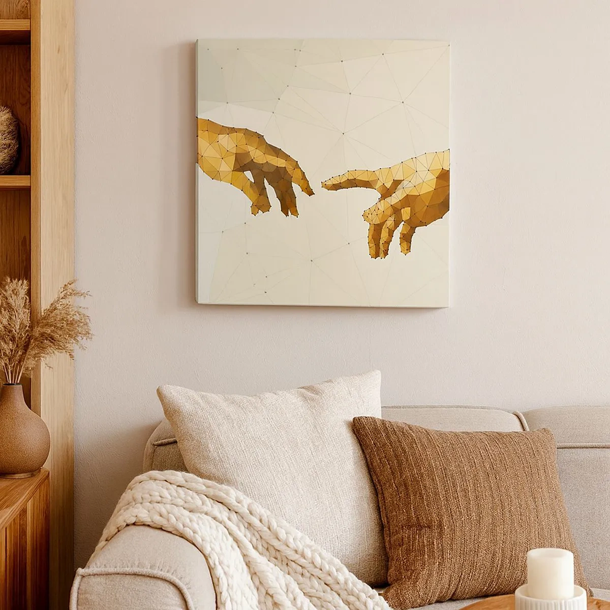 Quadro su tela - Stampe su Tela - Geometria divina - 30x30 cm