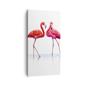 Quadro su tela - Stampe su Tela - Appuntamento in rosa - 55x100 cm