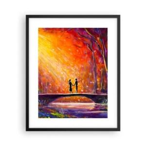 Poster in cornice nera - Anche il cielo li ama - 40x50 cm