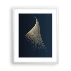 Poster in cornice bianca - Come un capello d'angelo - 40x50 cm