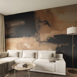 Fotomurale su misura Premium Canvas - Astrazione intrigante - Astrazione, Fumo, Minimalista