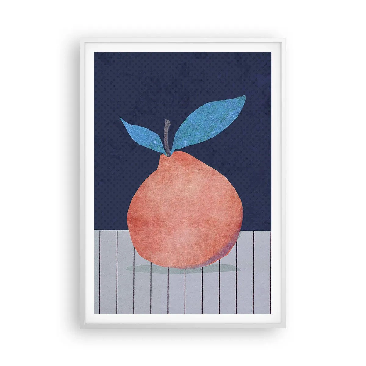 Poster in cornice bianca - Convessità e piano - 70x100 cm