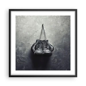 Poster in cornice nera - Tempo di lotte e tempo di pace - 50x50 cm