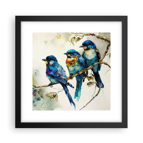 Poster in cornice nera - Si è offeso? - 30x30 cm