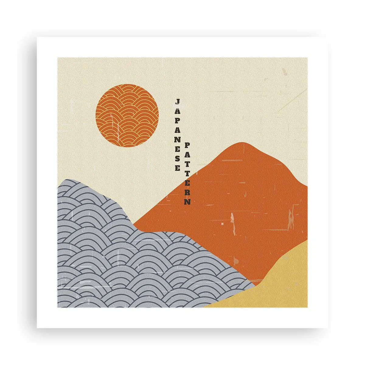 Poster - Spirito giapponese - 50x50 cm