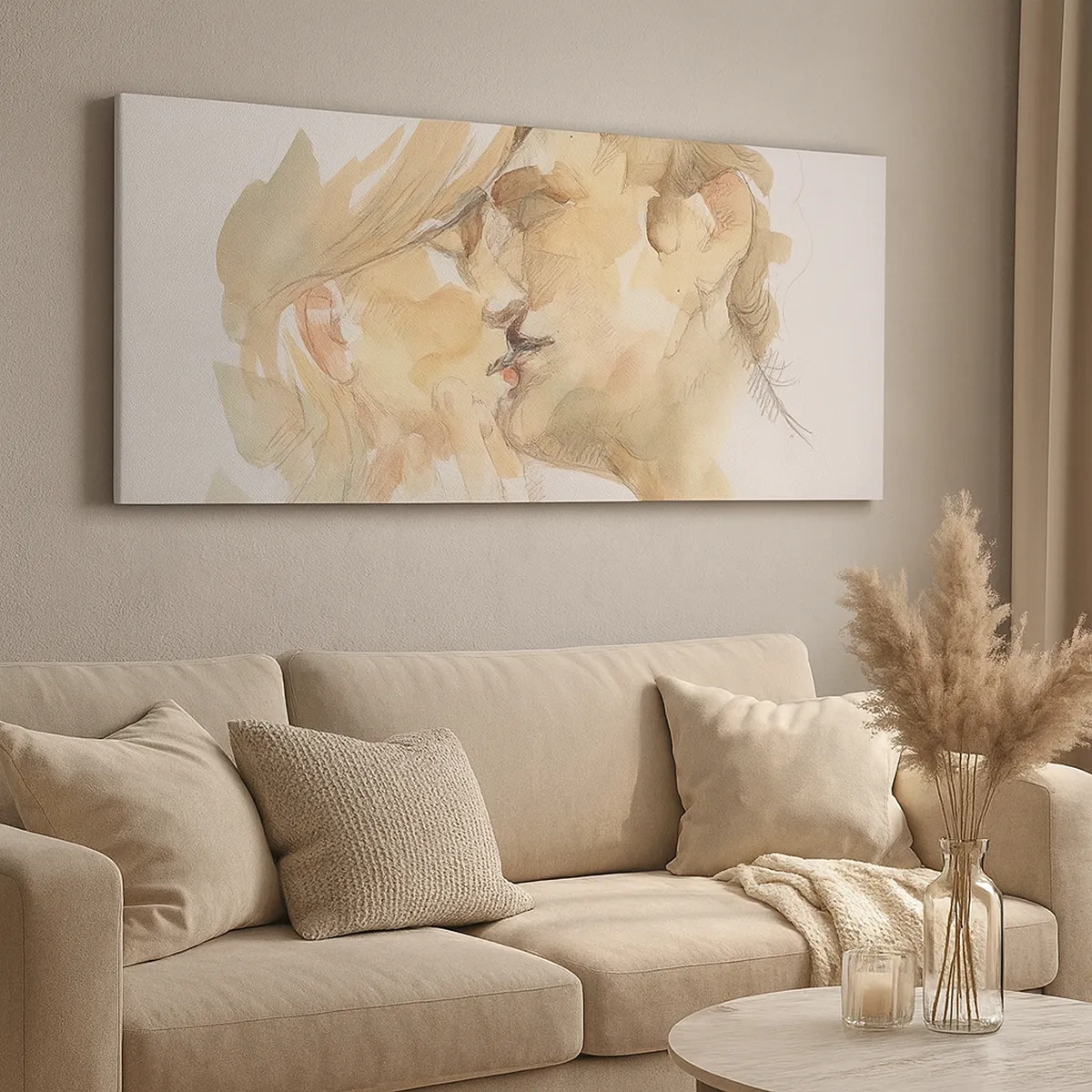 Quadro su tela - Stampe su Tela - Sarà l'anima gemella? - 30x30 cm