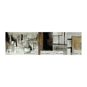 Campione di Fotomurale Premium Canvas - La forza della semplicità - Pezzo, Invecchiato, Trattini - 100x30 cm